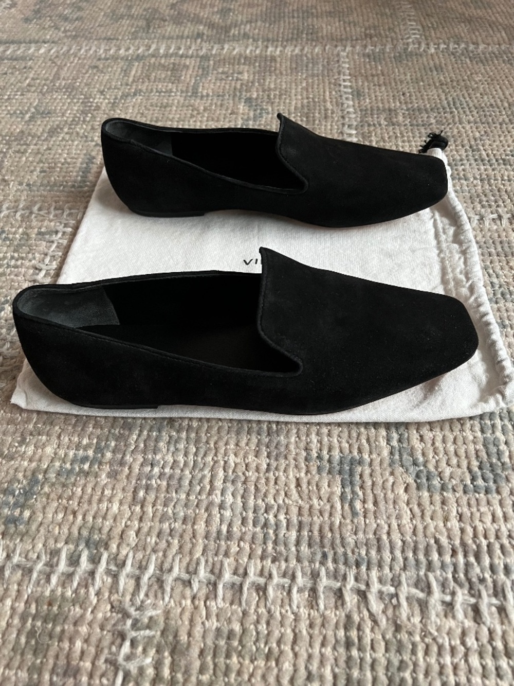 Vince Women's Clark Black Suede Loafer - 9 - Picture 4 of 6